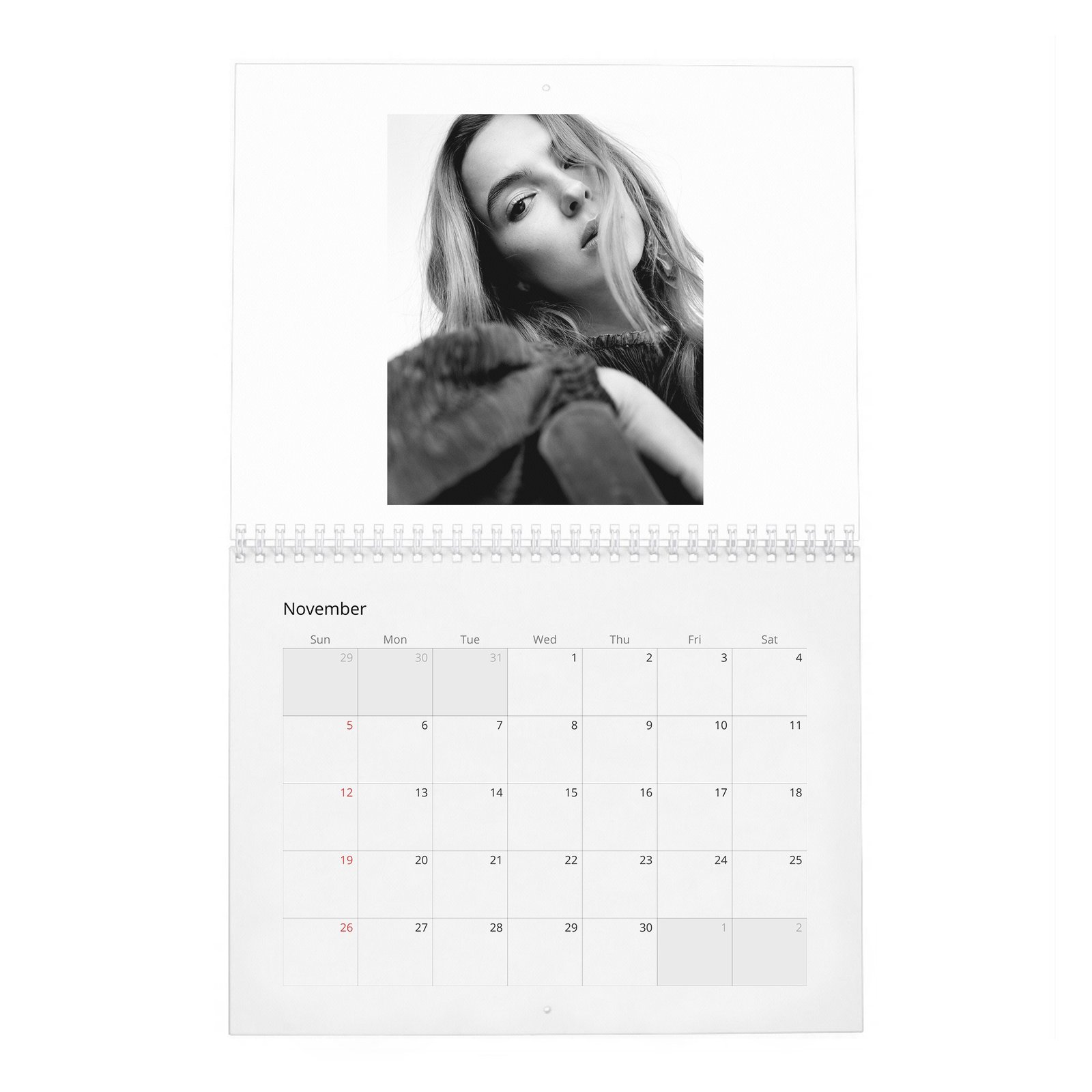 11 Jodie Comer - Talent And Perfect 2027 Wall Calendar