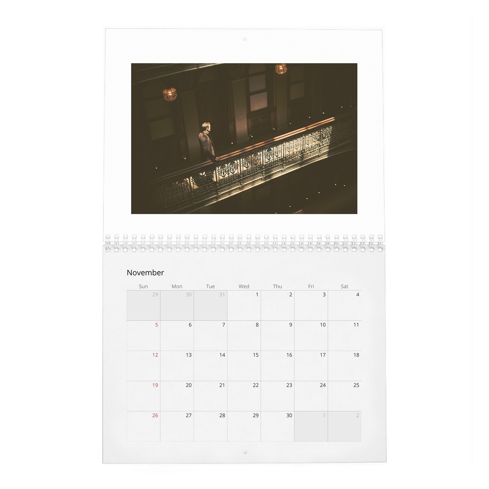 Alexander Skarsgard - Top Swede 2027 Wall Calendar