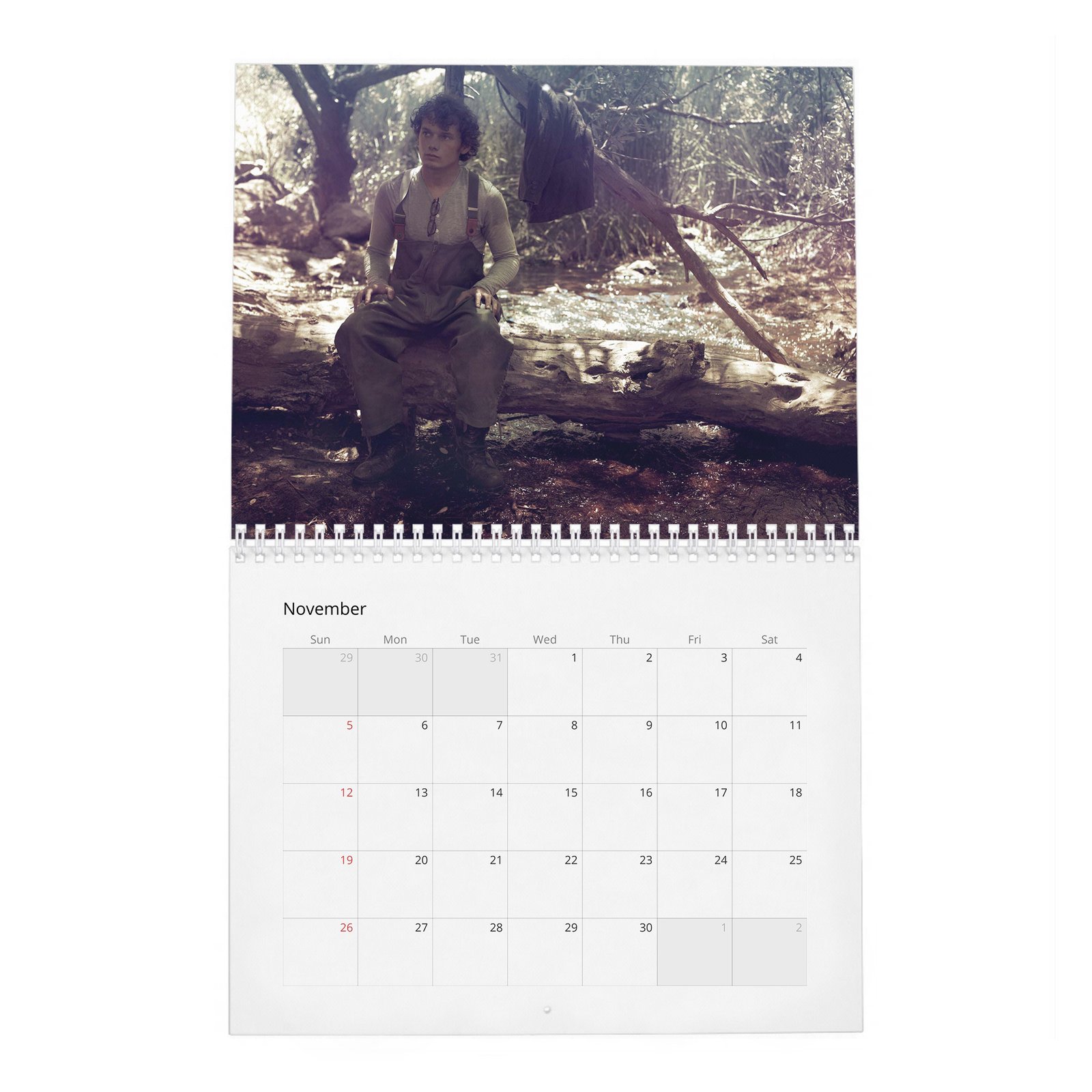 11 Anton Yelchin - Flaunt 2027 Wall Calendar