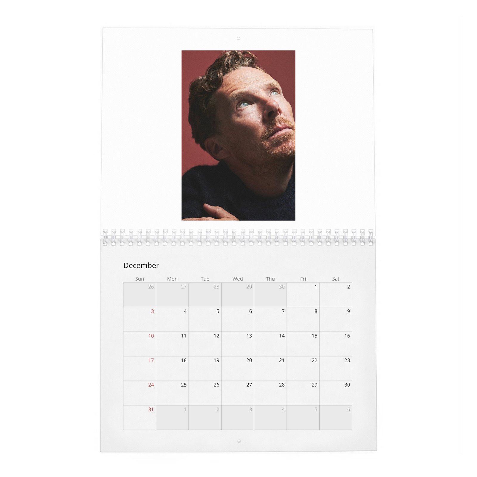 Benedict Cumberbatch - Man Of The Moment 2027 Wall Calendar