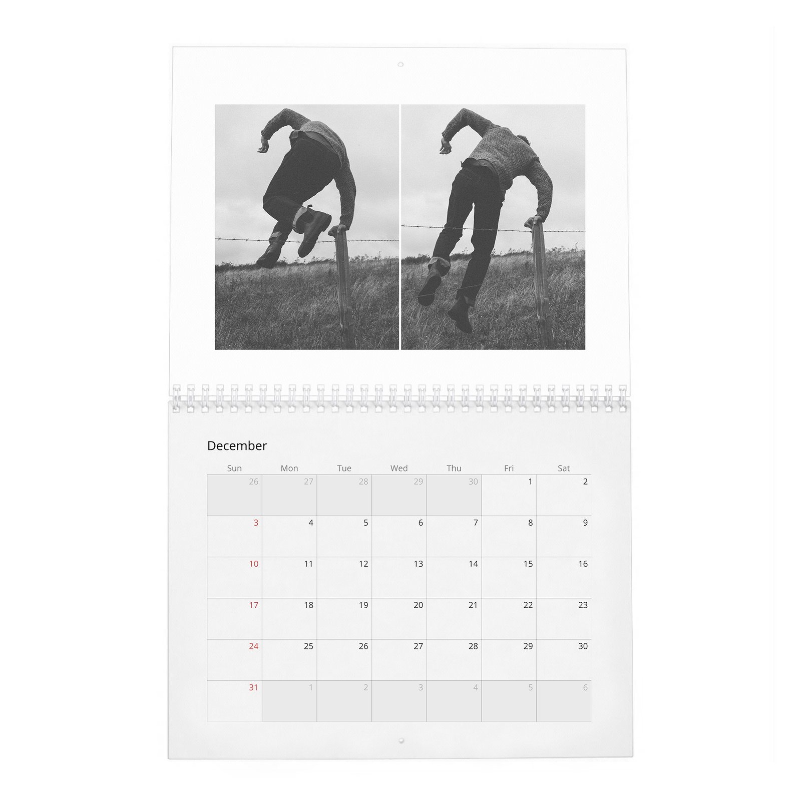 12 Benedict Cumberbatch - Monsters Among Us 2027 Wall Calendar