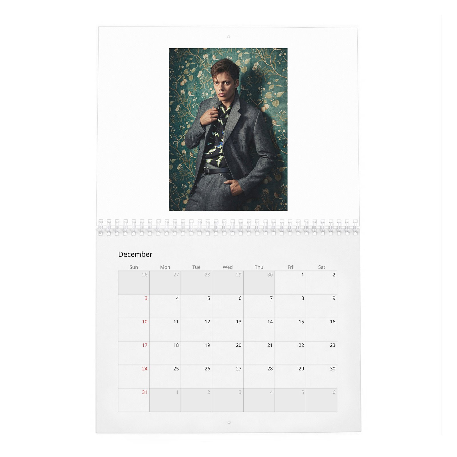 12 Bill Skarsgard - Million Dollar Bill 2027 Wall Calendar