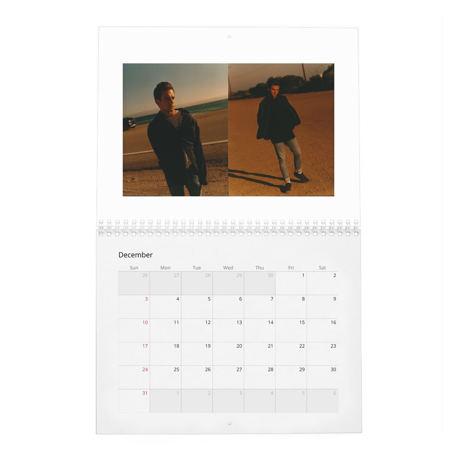 Brandon Flynn - California Dreamin' 2027 Wall Calendar