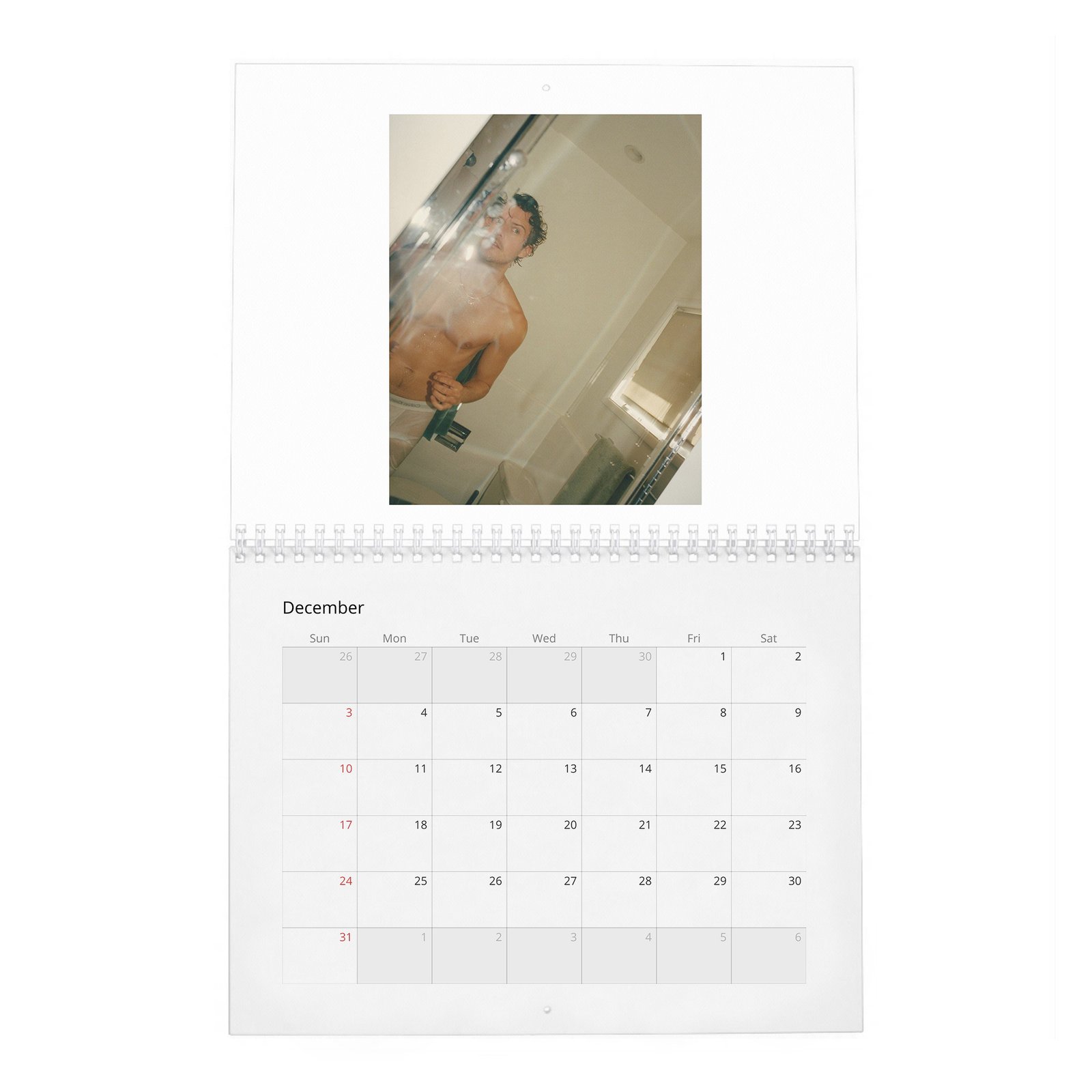 12 Cesar Domboy - Flaunt 2027 Wall Calendar
