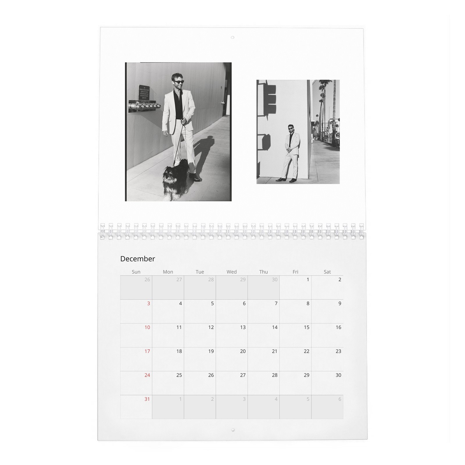 Chace Crawford - Man About Town 2027 Wall Calendar