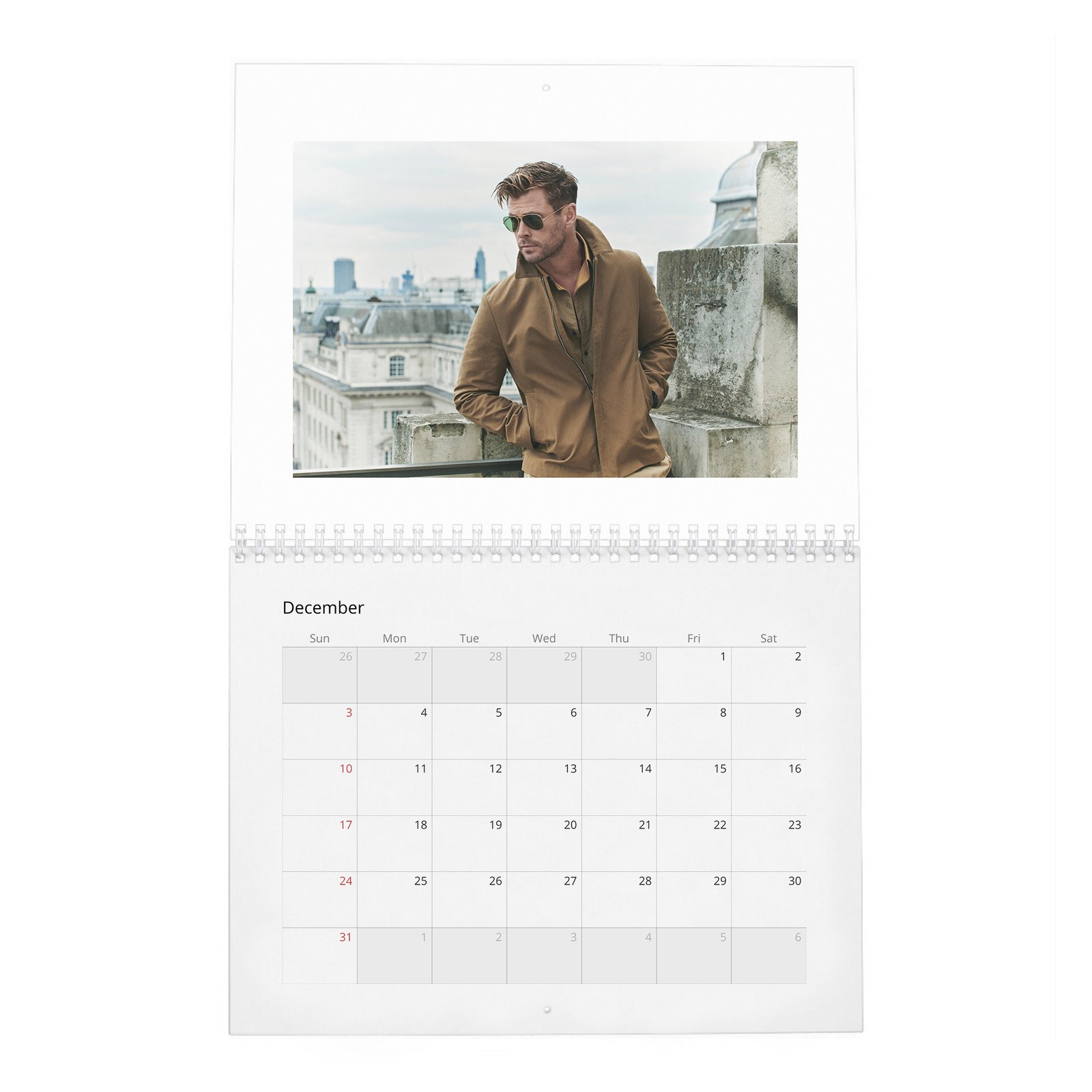 Chris Hemsworth - Strength And Soul 2027 Wall Calendar