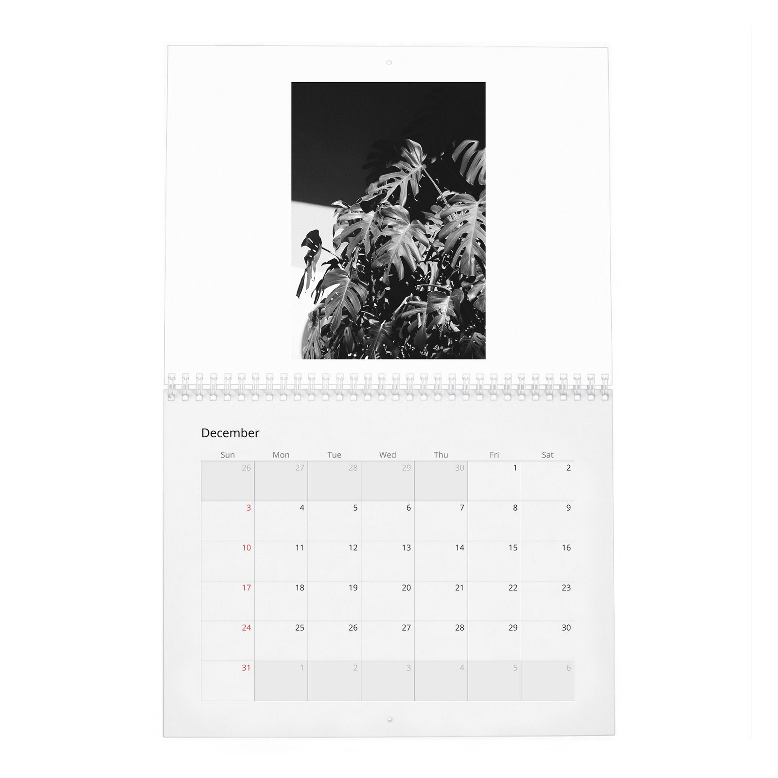 12 Christian Bale - Up Close With 2027 Wall Calendar
