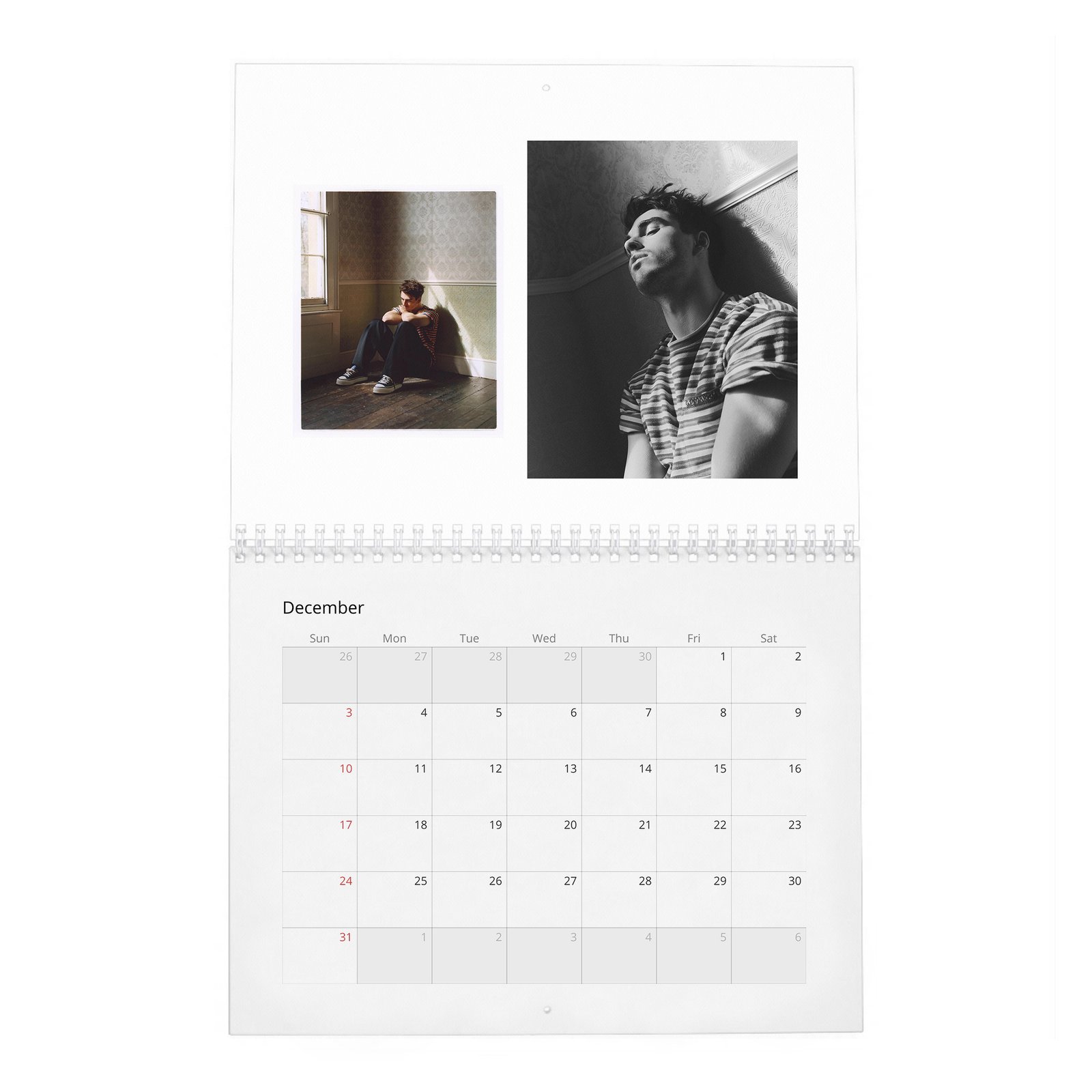 Corey Mylchreest - Leading Man 2027 Wall Calendar