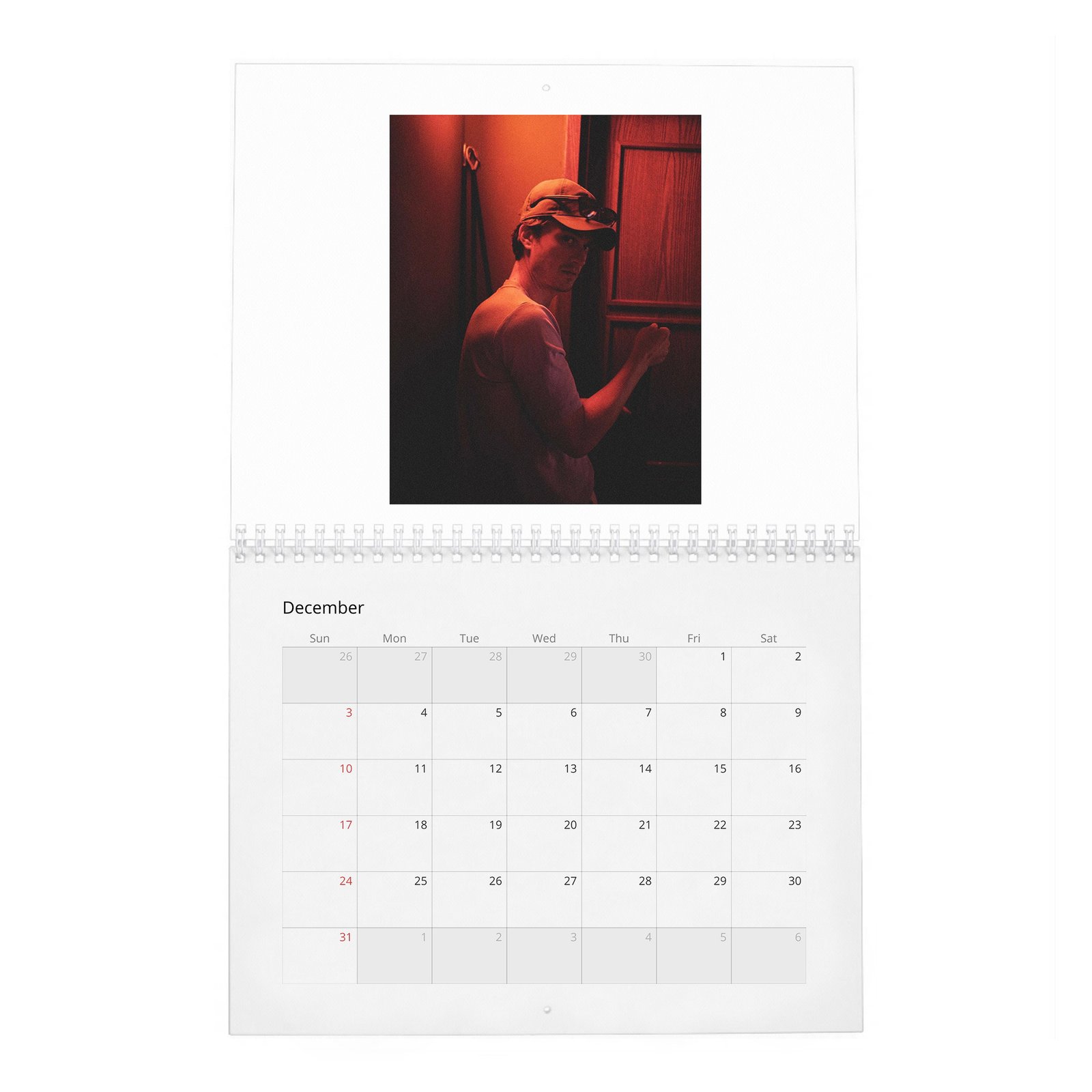 12 Joe Keery - Turning Expectations 2027 Wall Calendar