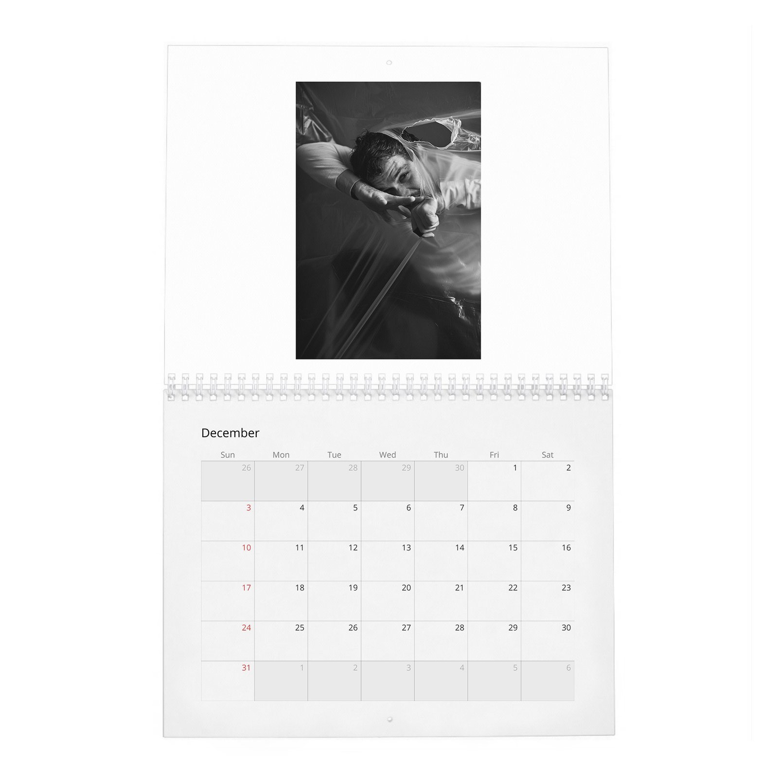 12 Finn Jones - Laterals 2027 Wall Calendar