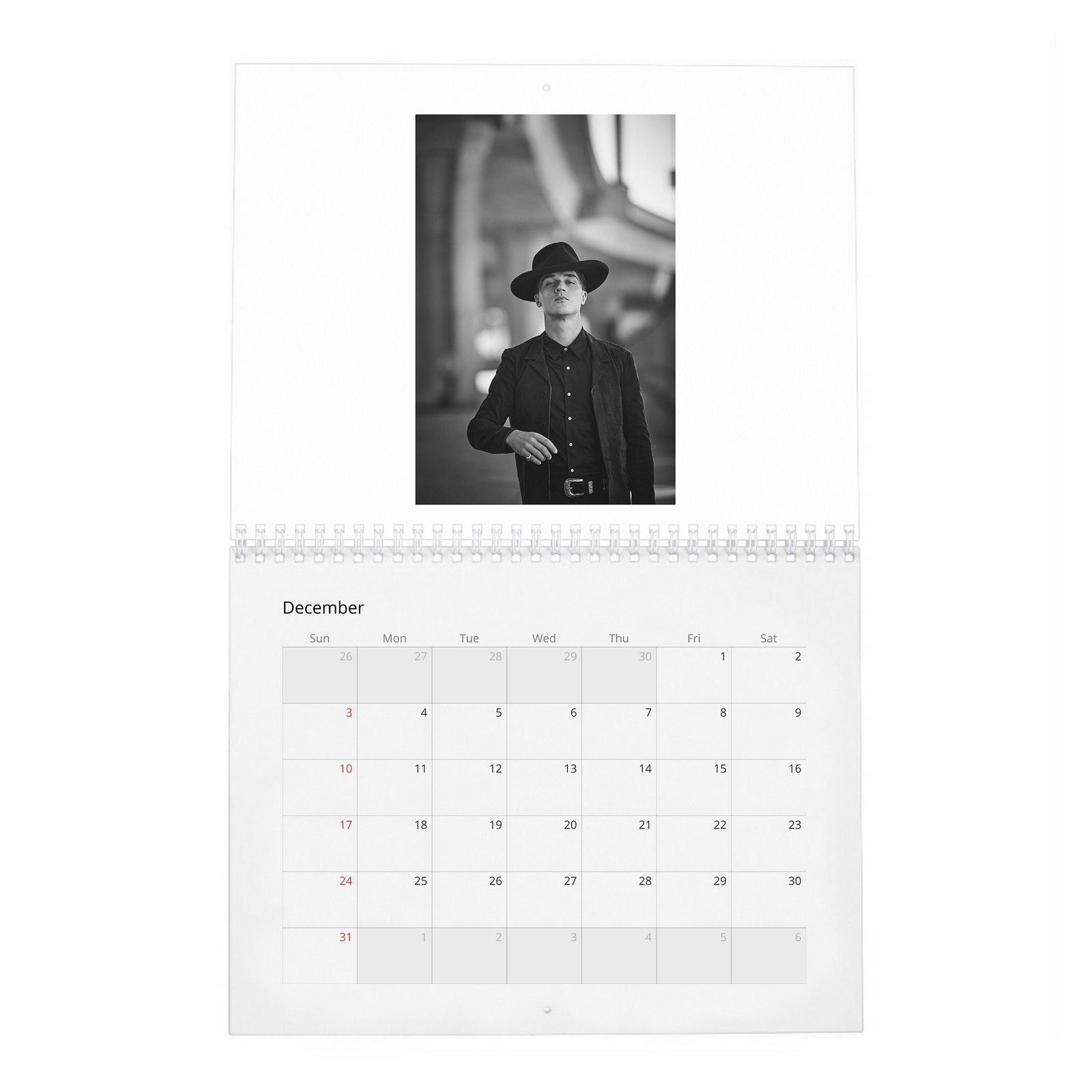 Finn Wittrock - Flaunt 2027 Wall Calendar