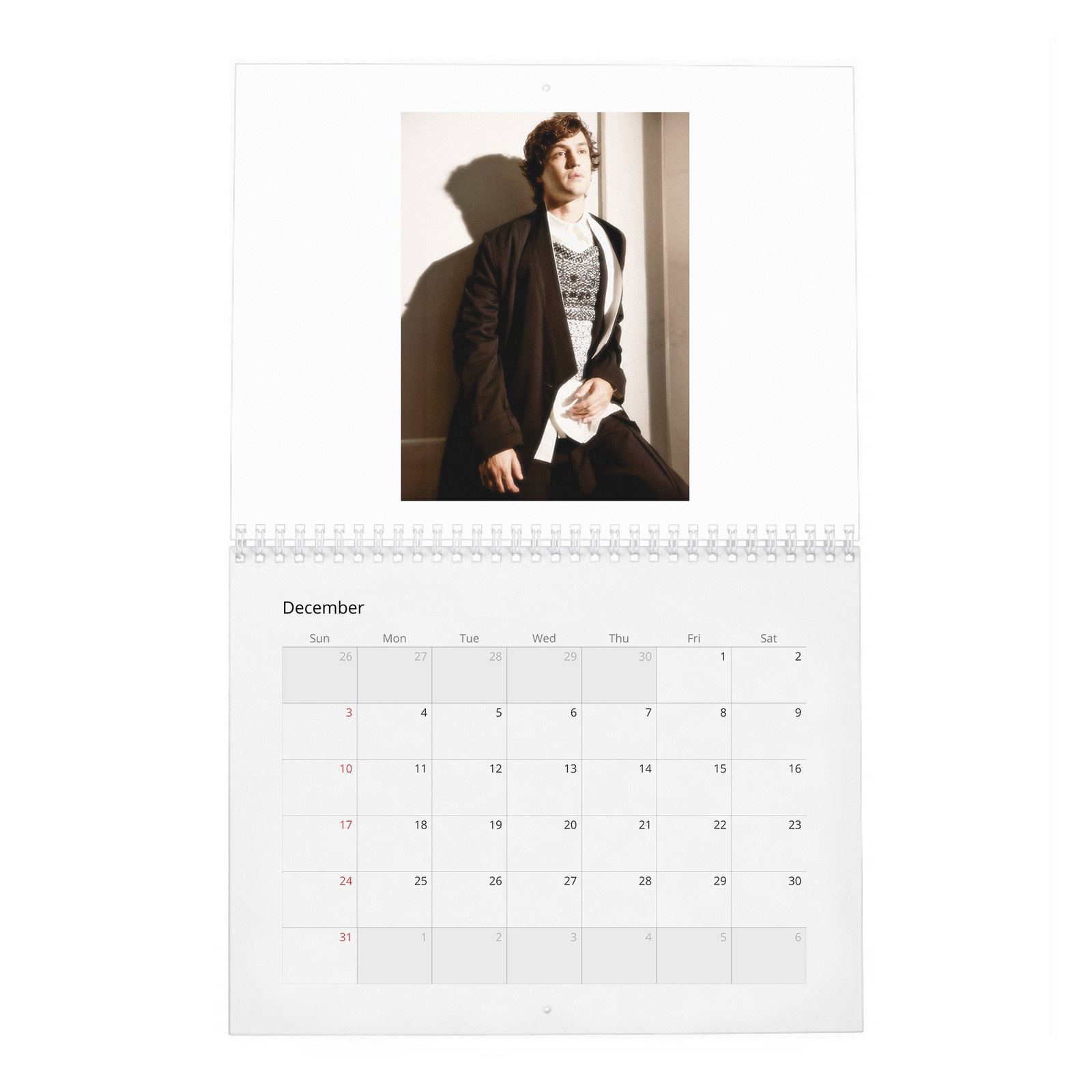 12 Gabriel Leone - Content 2027 Wall Calendar