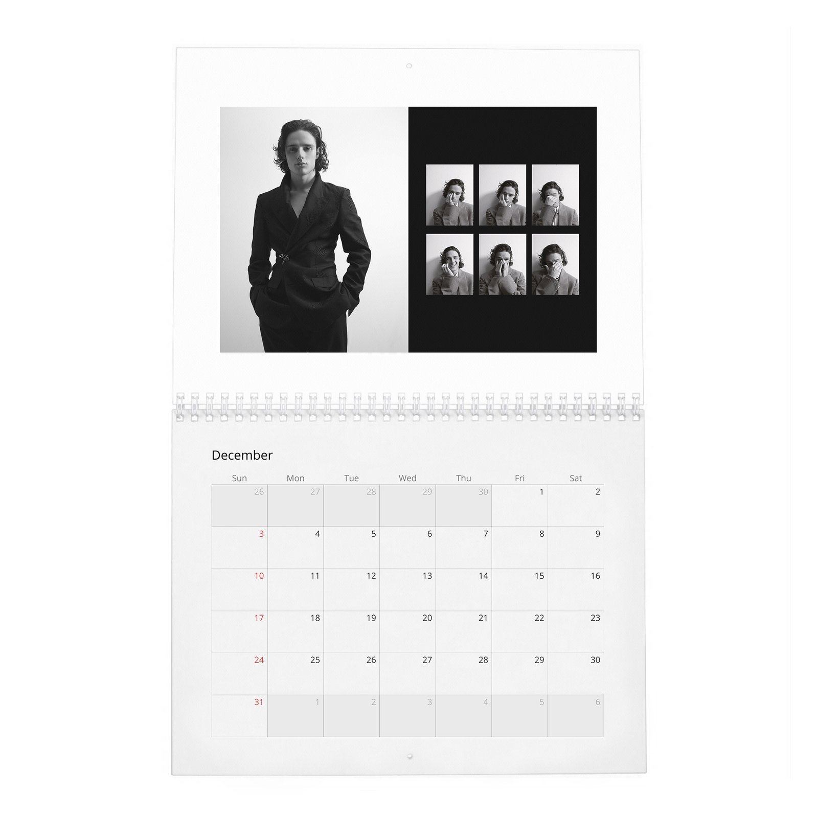 Harry Collett - Fire In The Belly 2027 Wall Calendar