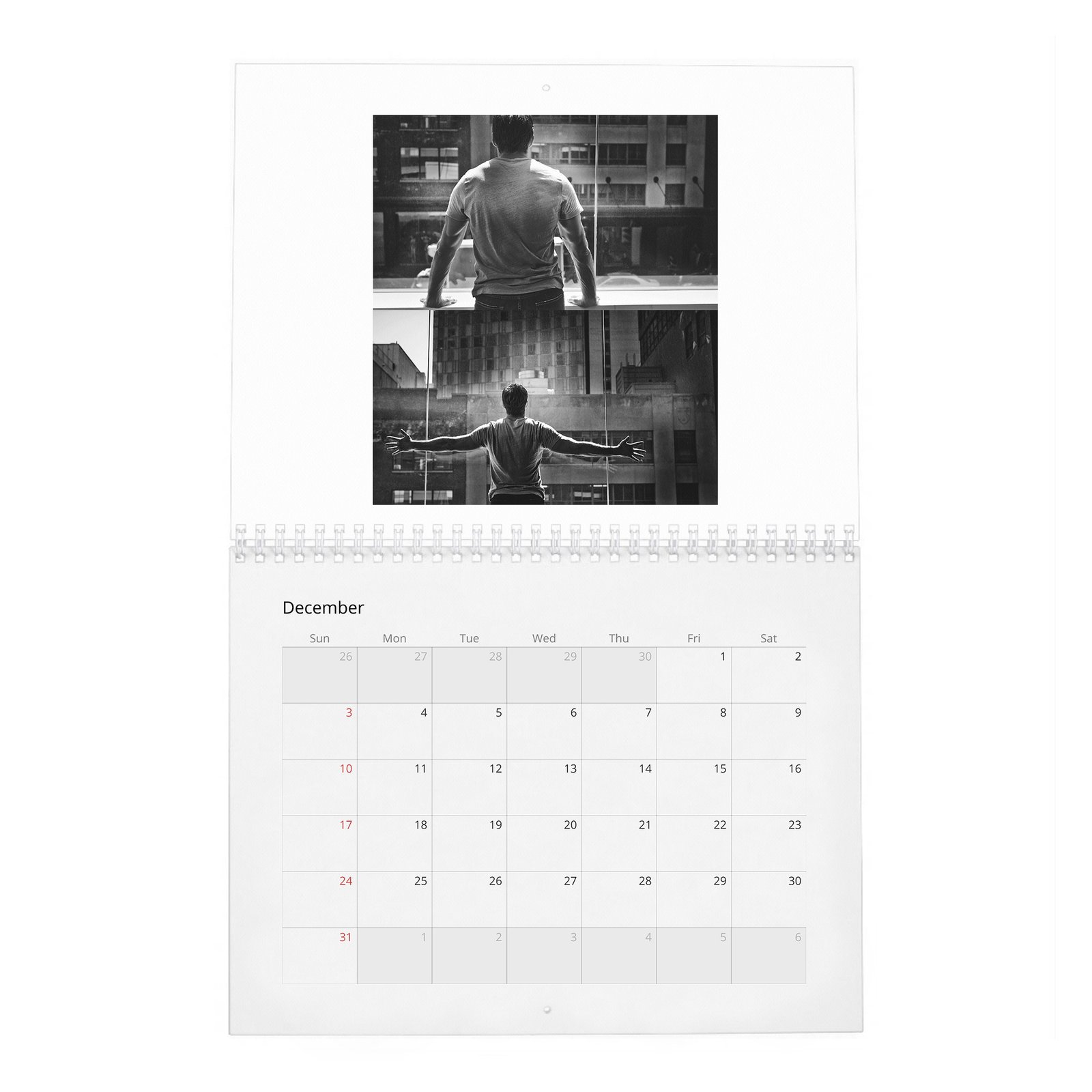 12 Hugh Jackman - There Is A Beast Inside 2027 Wall Calendar