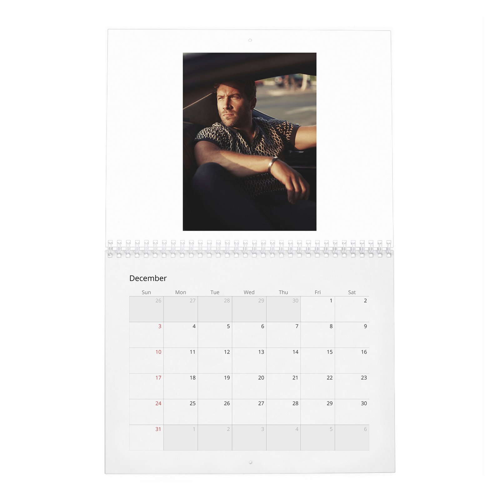 Jai Courtney - The Killer In Me 2027 Wall Calendar
