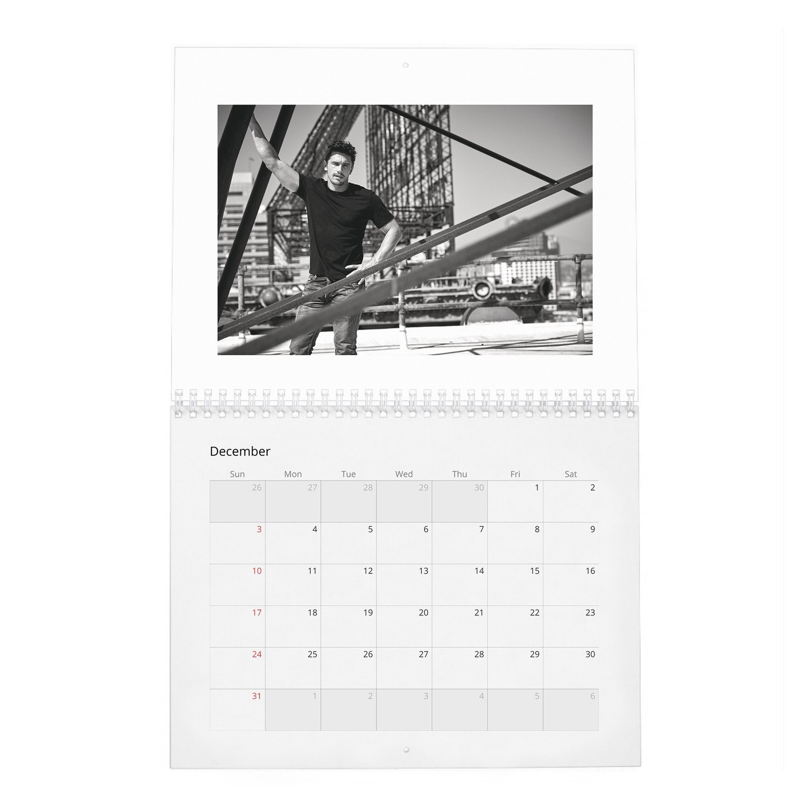 12 Jared Padalecki - The New Texas Ranger 2027 Wall Calendar