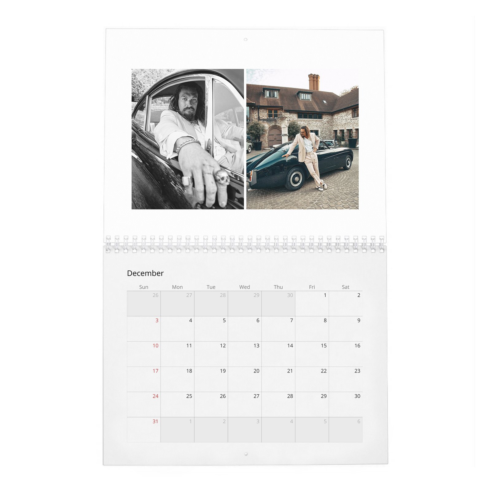 12 Jason Momoa - New Tricks 2027 Wall Calendar