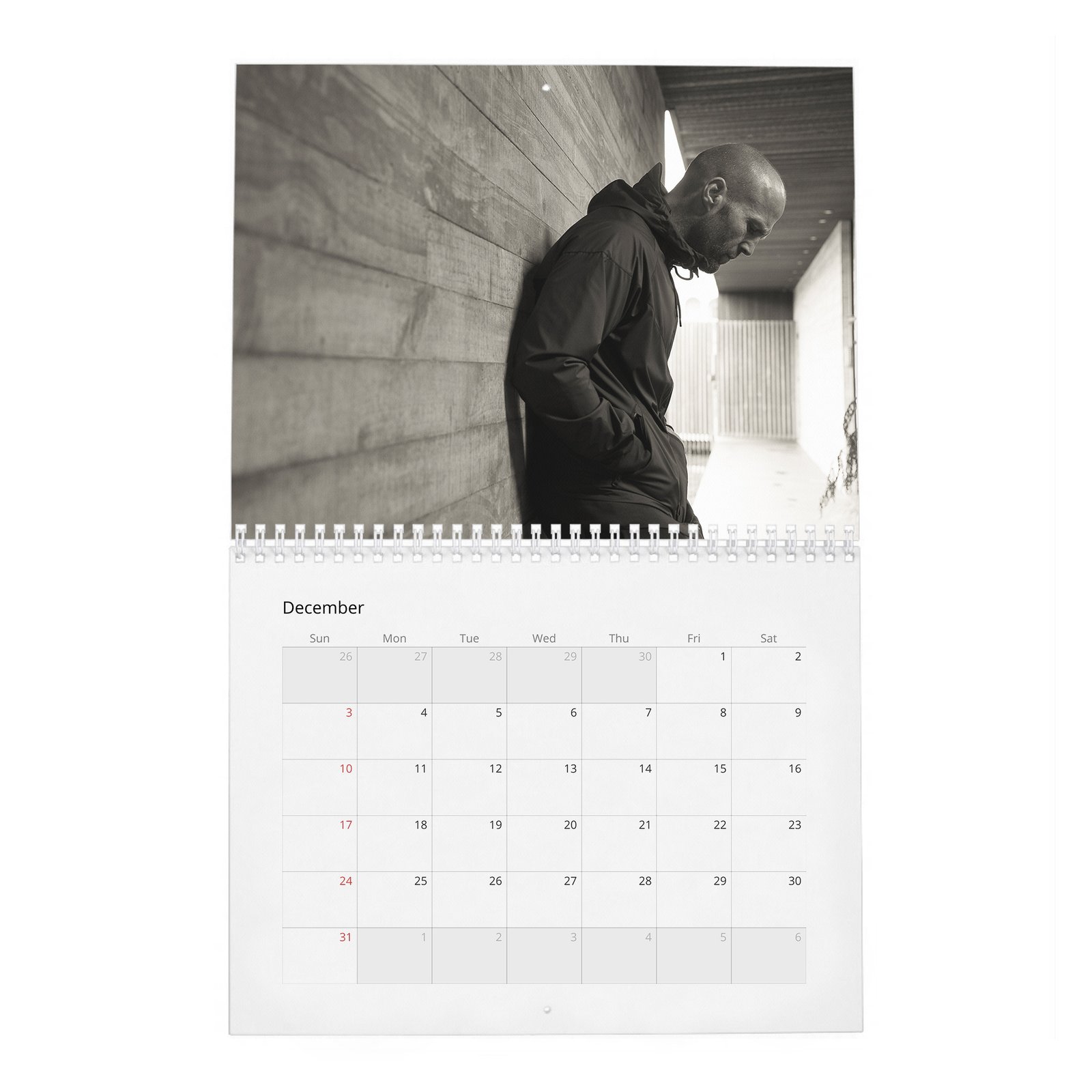 12 Jason Statham - The Re-Education Of 2027 Wall Calendar