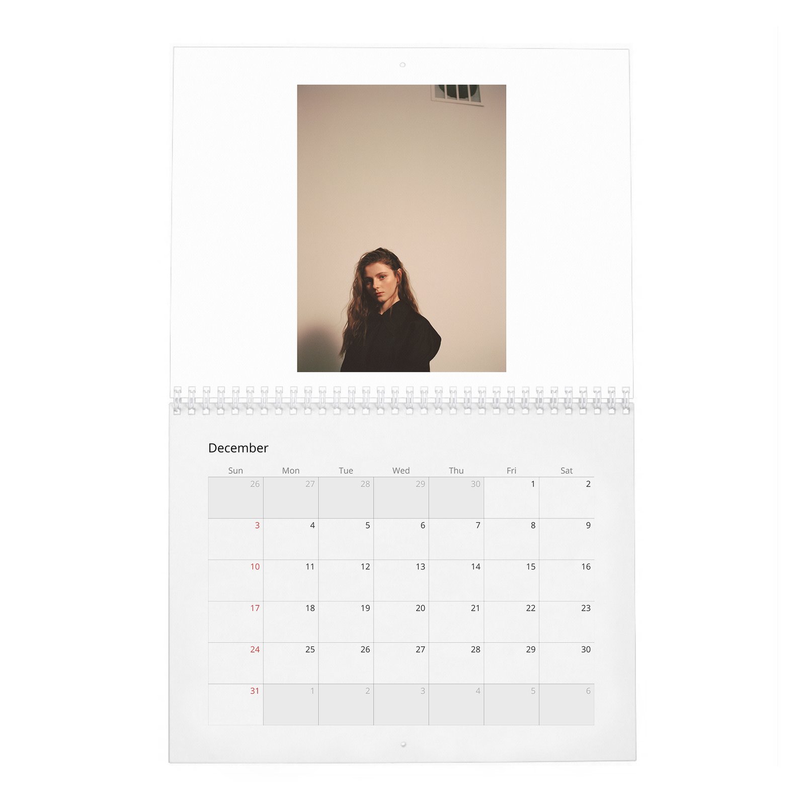 12 Thomasin McKenzie - Flaunt 2027 Wall Calendar