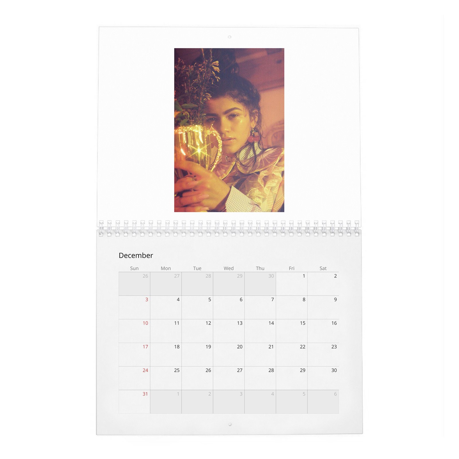 Zendaya - Wonderland 2027 Wall Calendar
