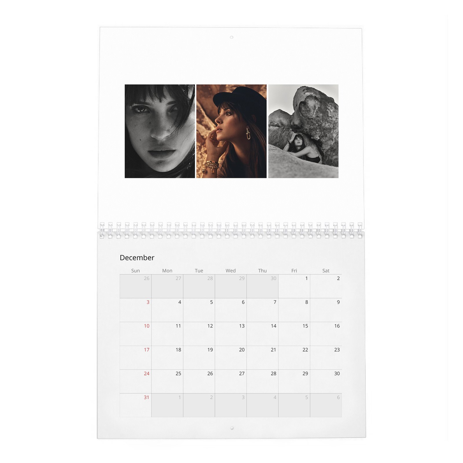12 Adria Arjona - Flaunt 2027 Wall Calendar