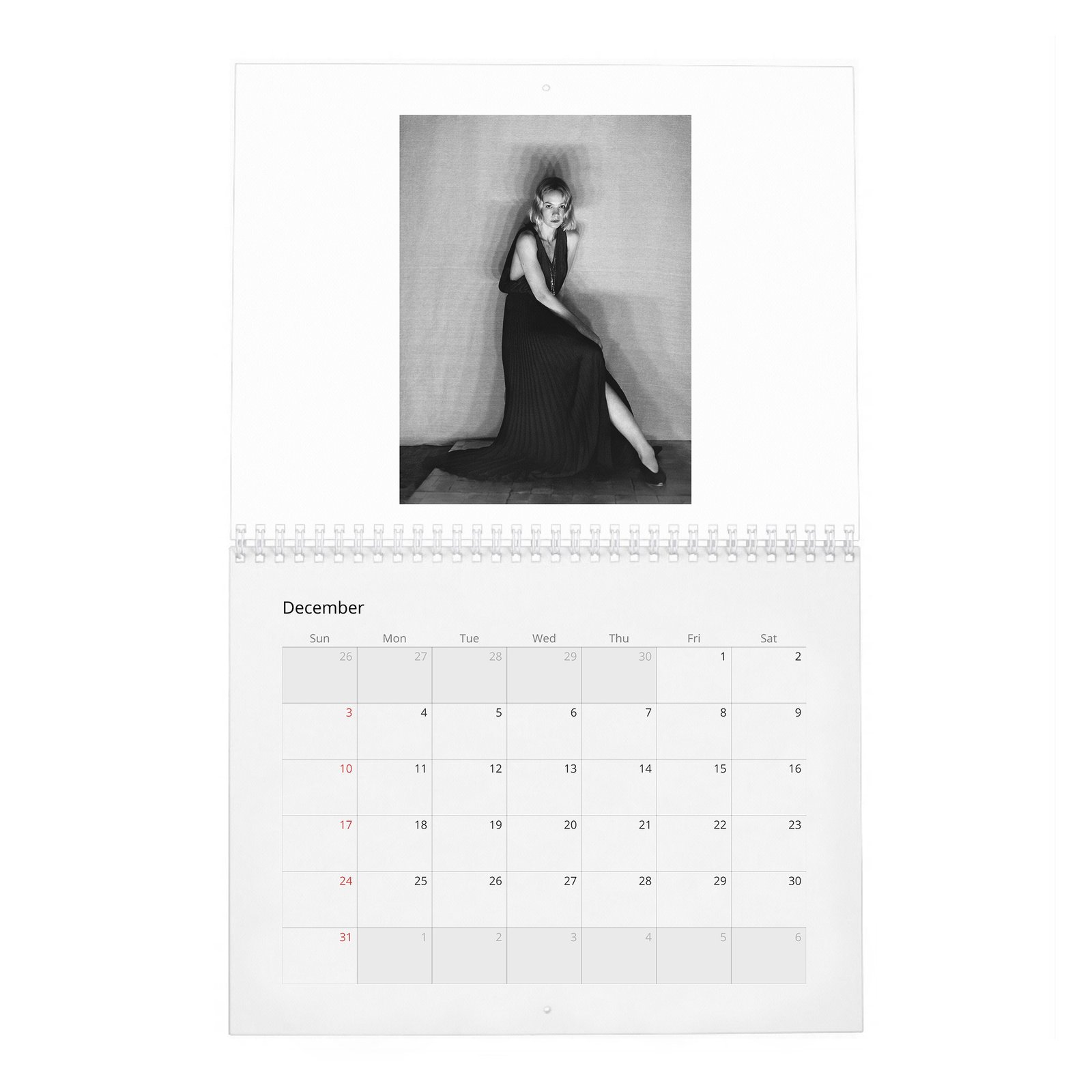 12 Carey Mulligan - Less Is More 2027 Wall Calendar