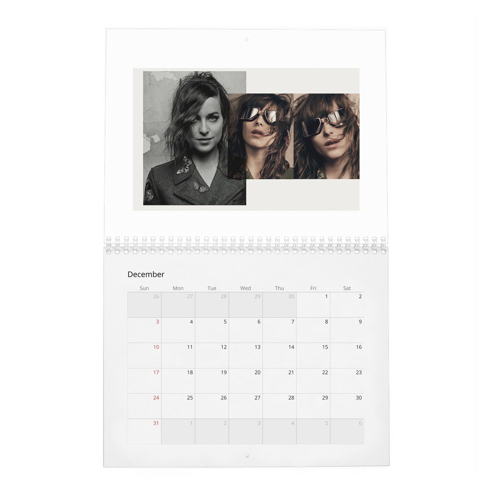 12 Dakota Johnson - Interview 2027 Wall Calendar