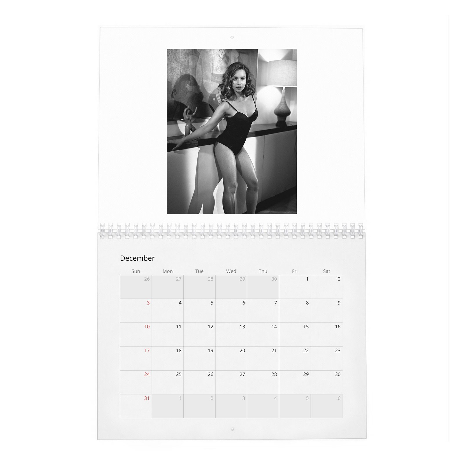 Emilia Clarke - Mother Of Dragons 2027 Wall Calendar