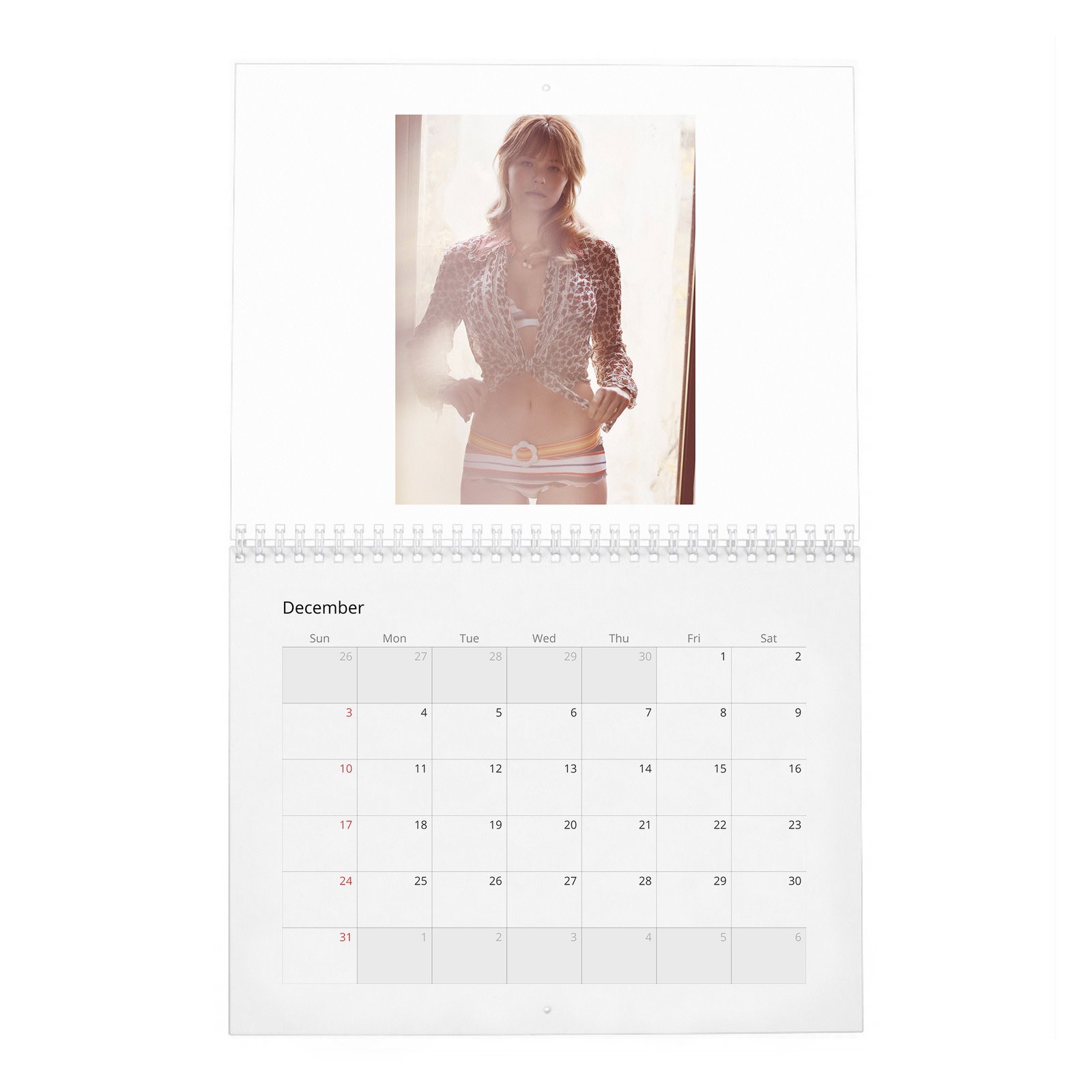 12 Haley Bennett - Interview 2027 Wall Calendar