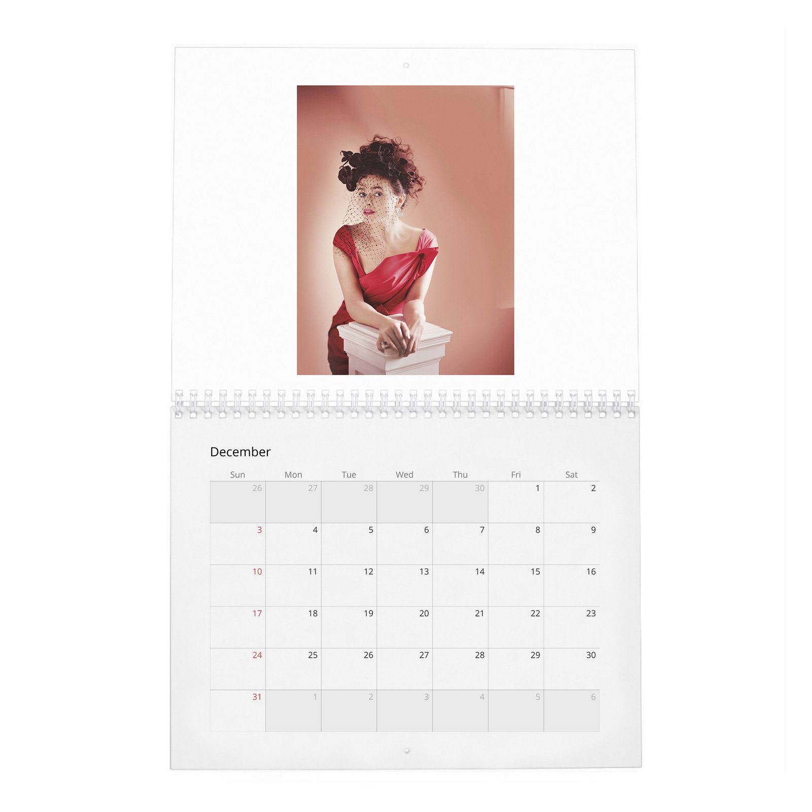 12 Helena Bonham Carter - Queen Of Wonderland 2027 Wall Calendar