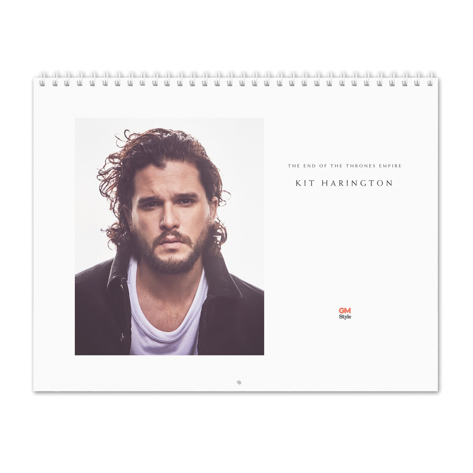 00 Kit Harington - The End Of The Thrones Empire 2027 Wall Calendar