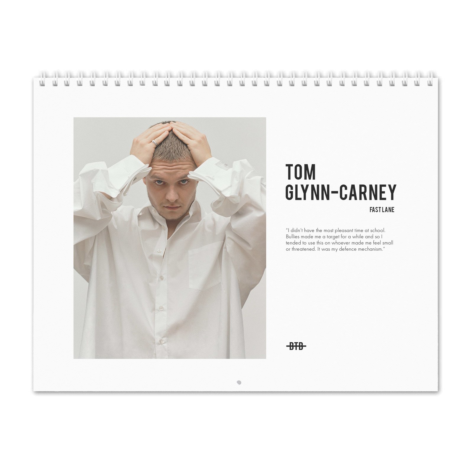 Tom Glynn-Carney - Fast Lane 2027 Wall Calendar