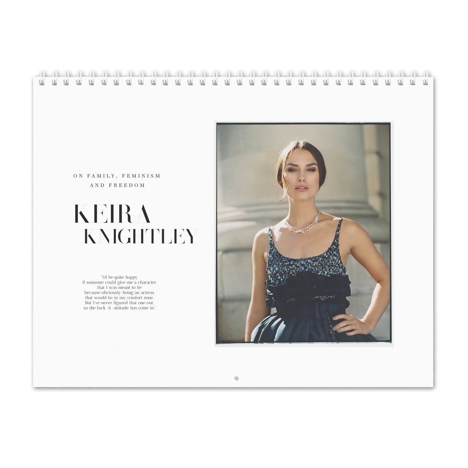 00 Keira Knightley - Bold And Beautiful 2027 Wall Calendar