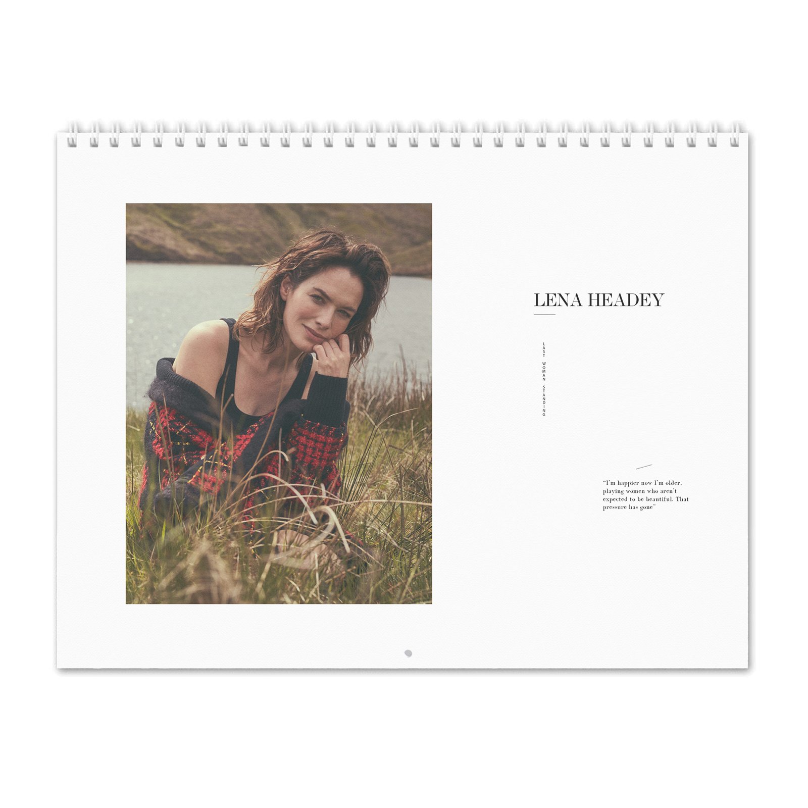 00 Lena Headey - Last Woman Stnading 2027 Wall Calendar