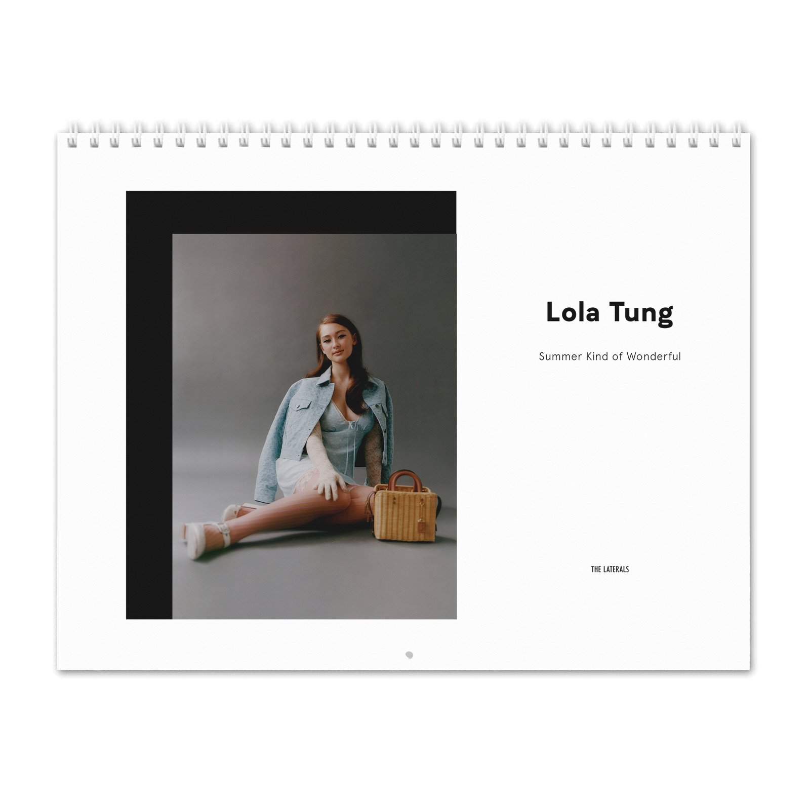 00 Lola Tung - Laterals 2027 Wall Calendar