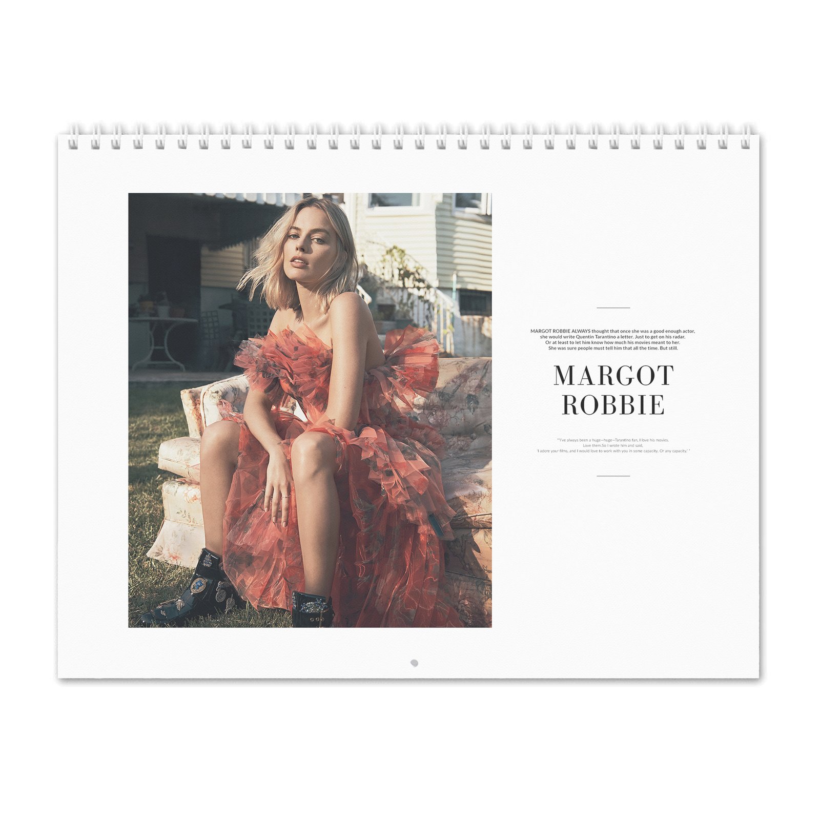 00 Margot Robbie - Australian Supernova 2027 Wall Calendar