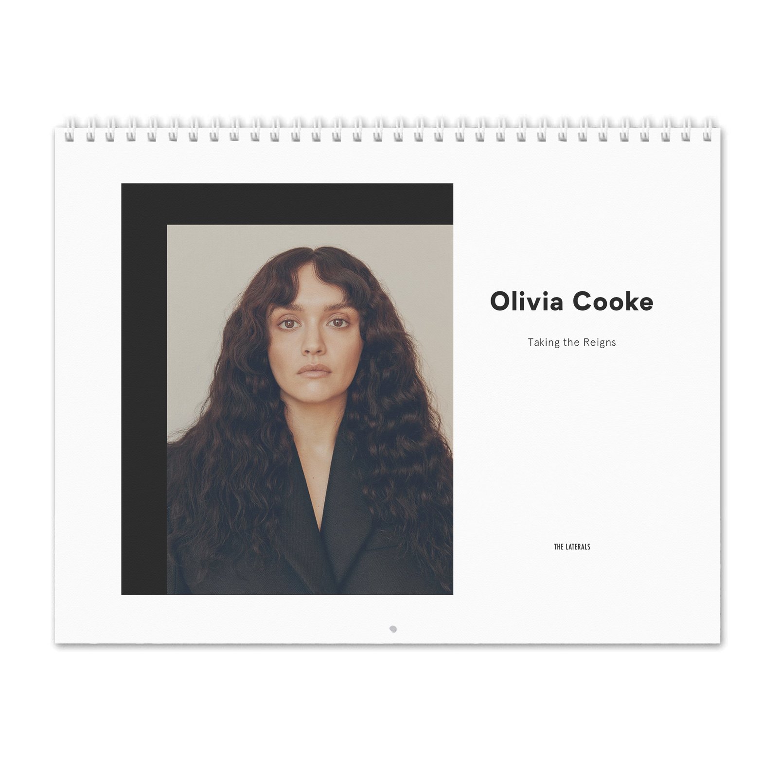 00 Olivia Cooke - Laterals 2027 Wall Calendar