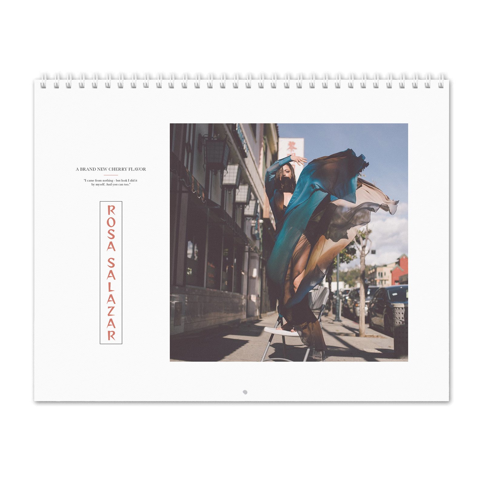 00 Rosa Salazar - A New Cherry Flavor 2027 Wall Calendar