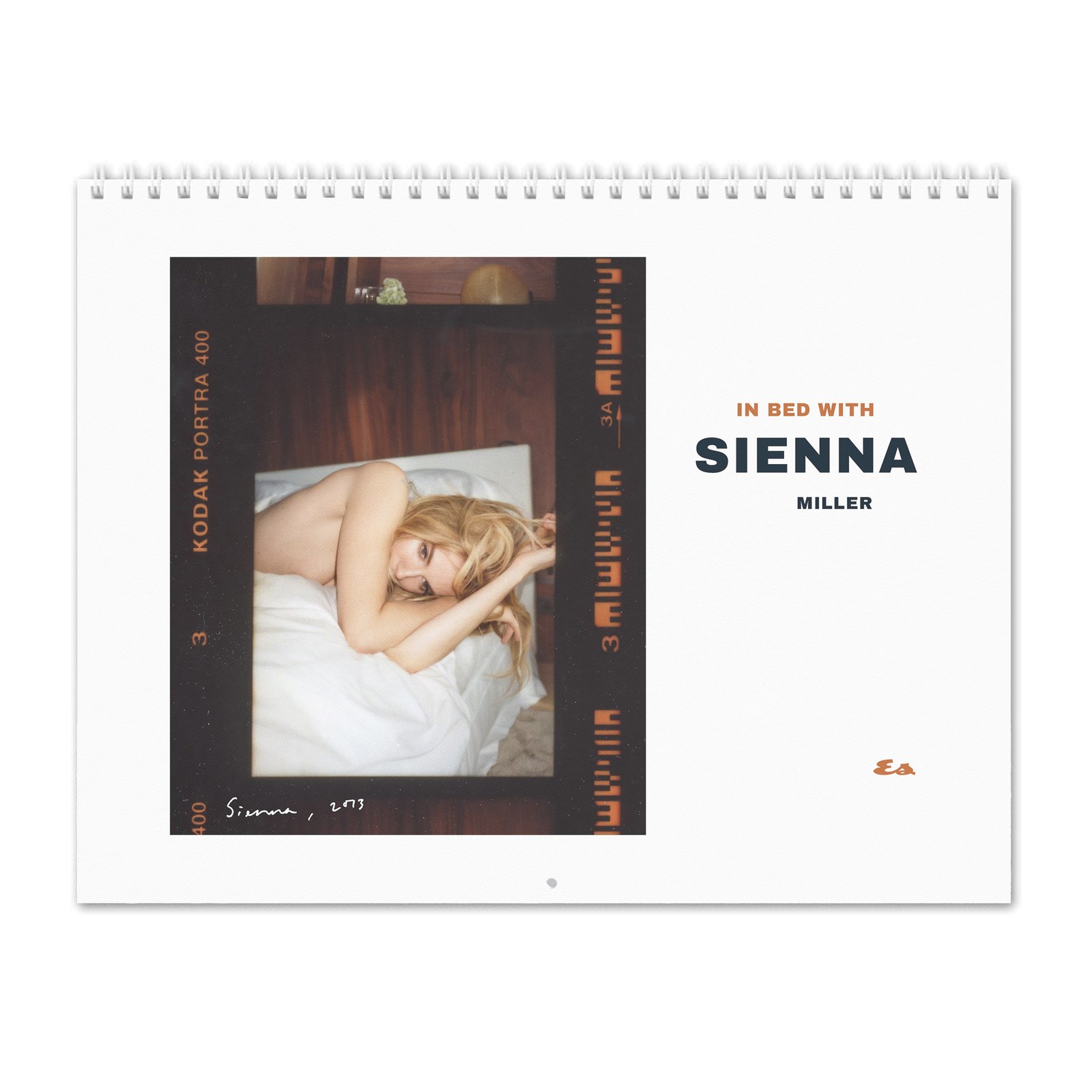 00 Sienna Miller - In Bed With Sienna 2027 Wall Calendar