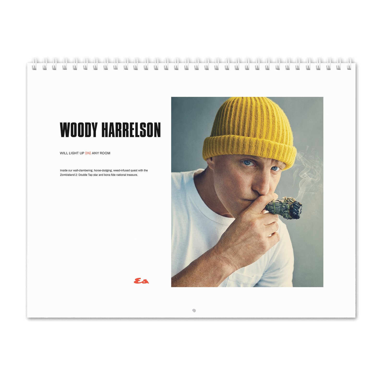 00 Woody Harrelson - Light Up 2027 Wall Calendar