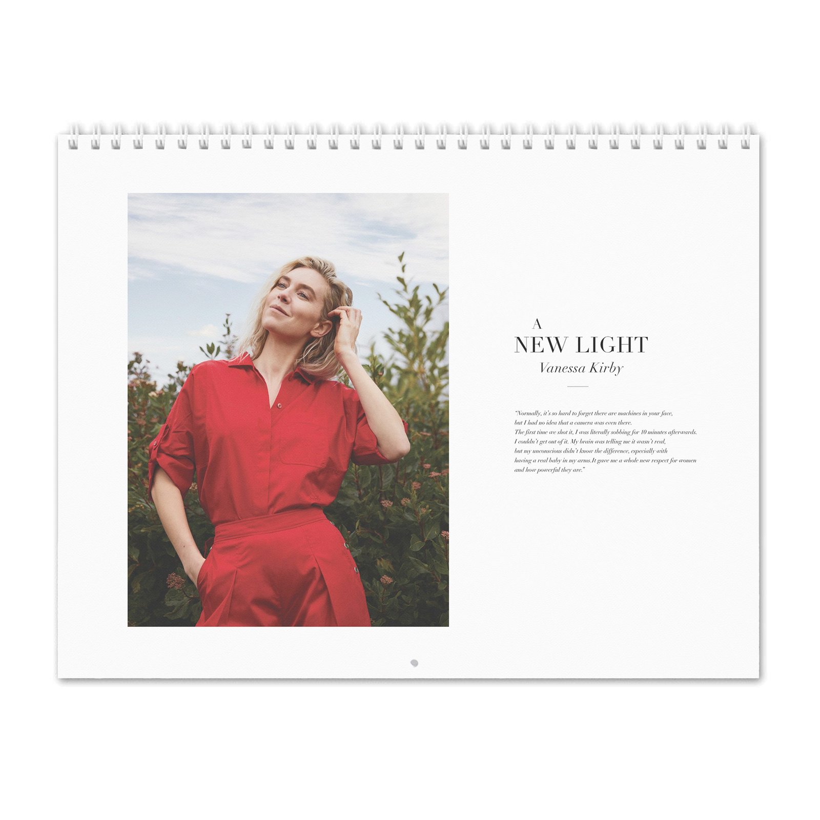 Vanessa Kirby - A New Light 2027 Wall Calendar