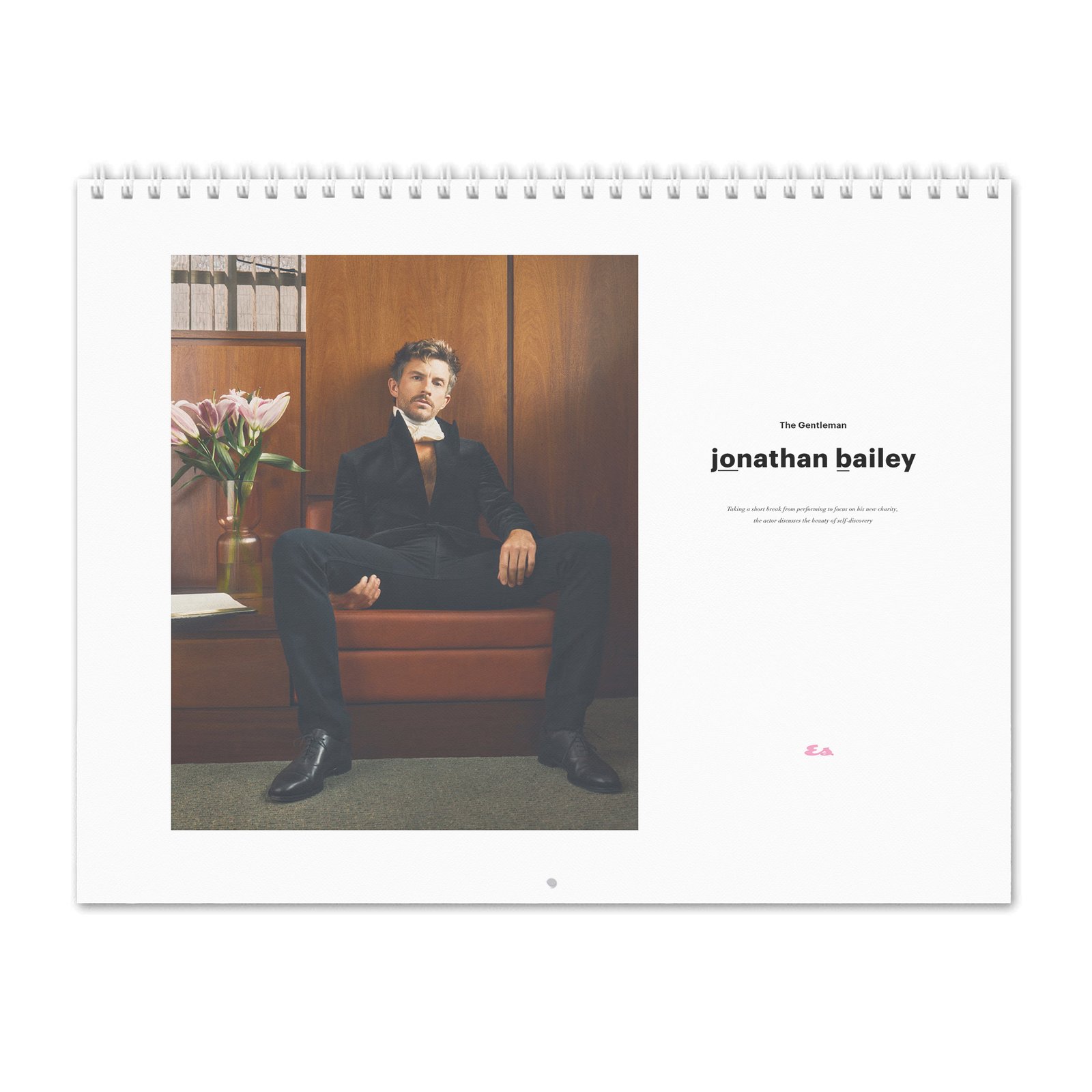 Jonathan Bailey - The Gentleman 2027 Wall Calendar