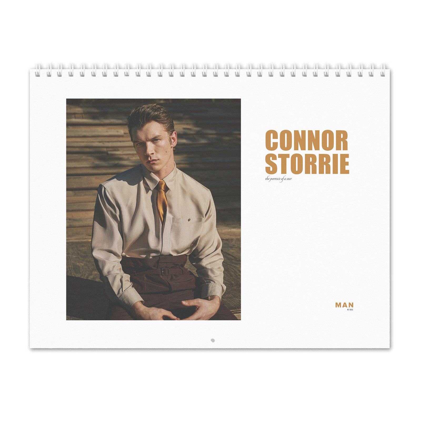 Connor Storrie - The Portrait Of A Star 2027 Wall Calendar