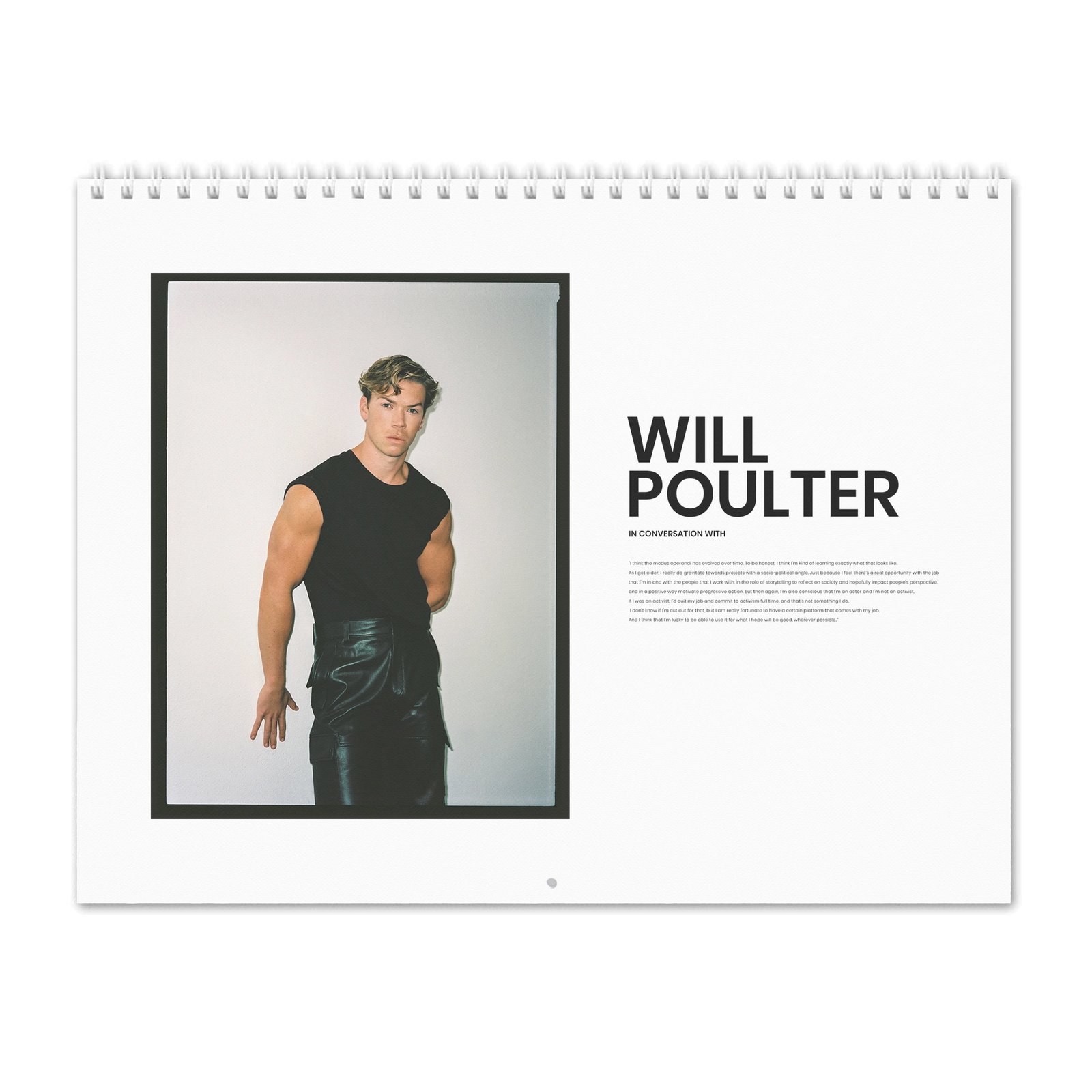 Will Poulter - In Conversation 2027 Wall Calendar
