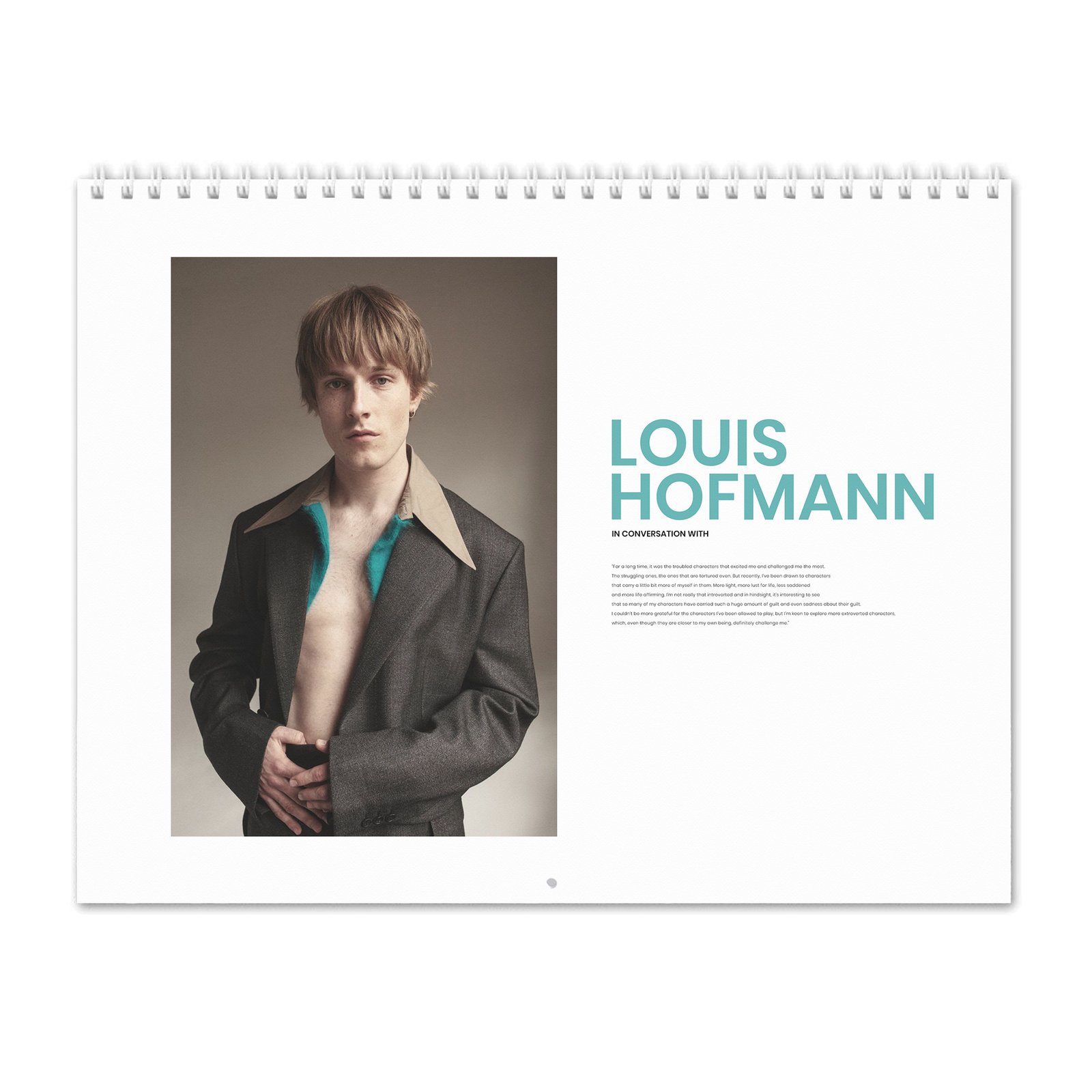 00 Louis Hofmann - In Conversation 2027 Wall Calendar