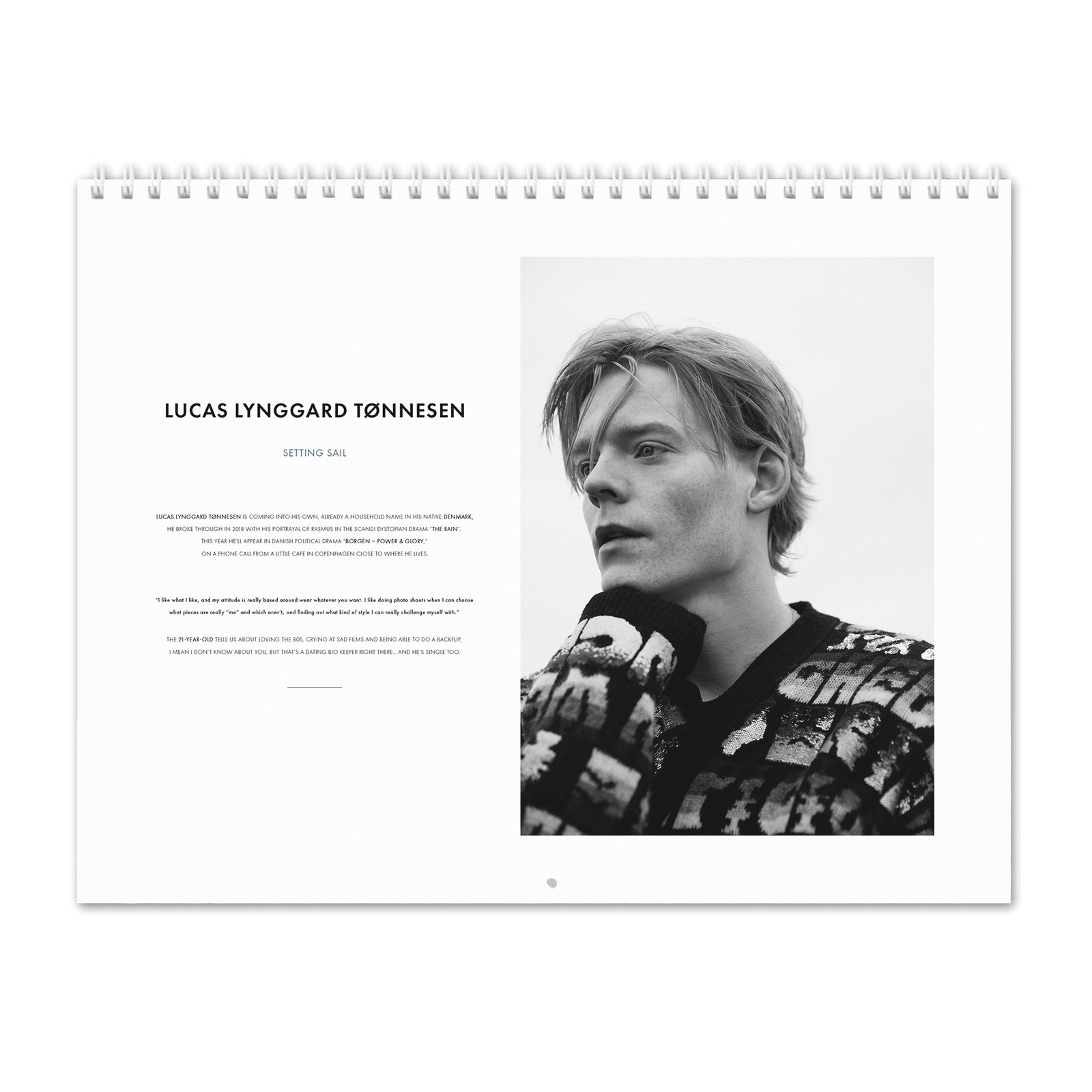 00 Lucas Lynggaard Tonnesen - Setting Sail 2027 Wall Calendar