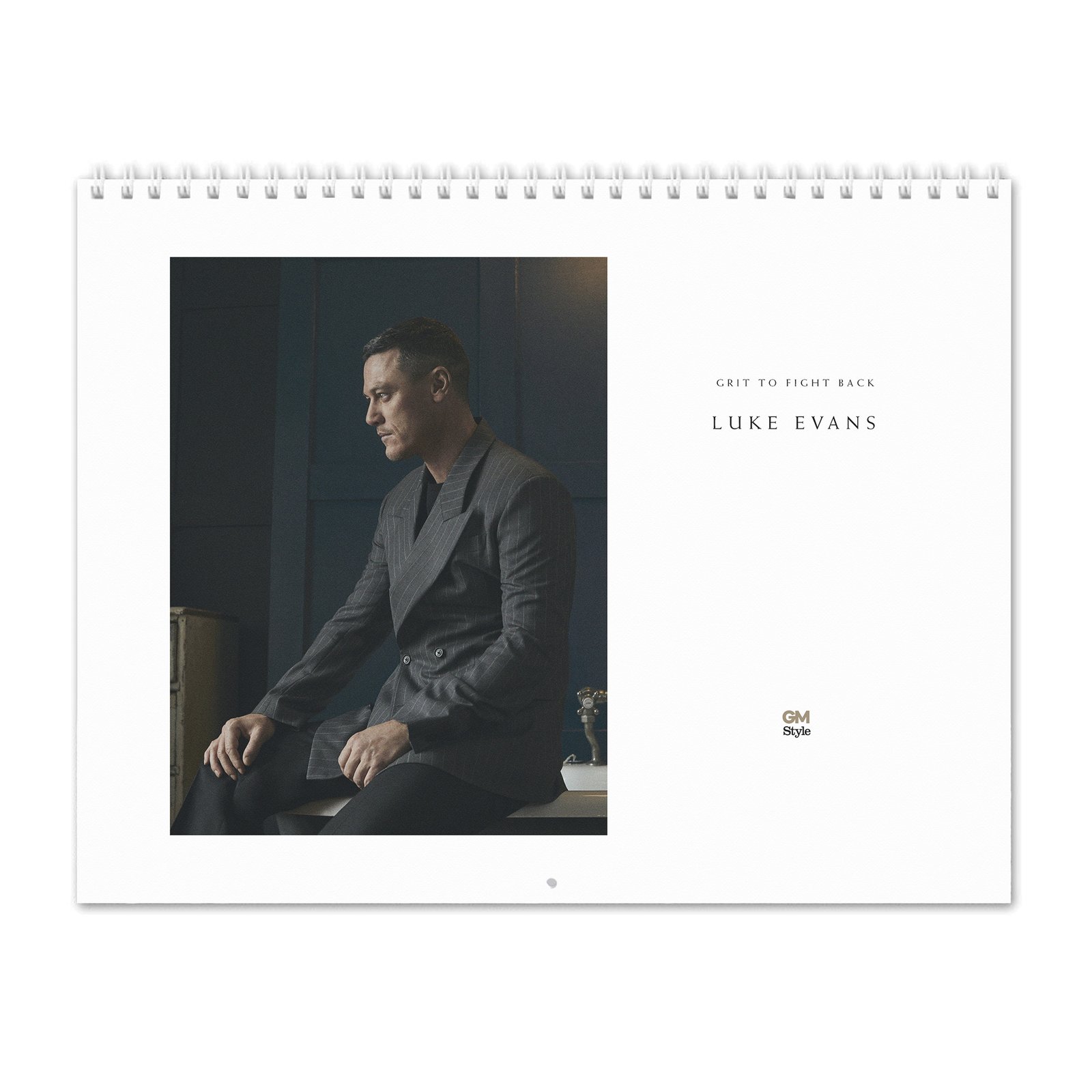 00 Luke Evans - Grit To Fight Back 2027 Wall Calendar