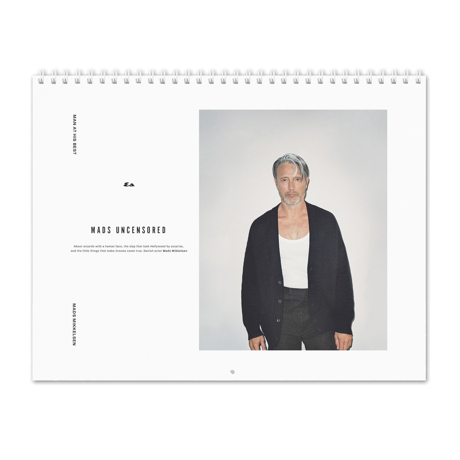00 Mads Mikkelsen - Mads Uncensored 2027 Wall Calendar