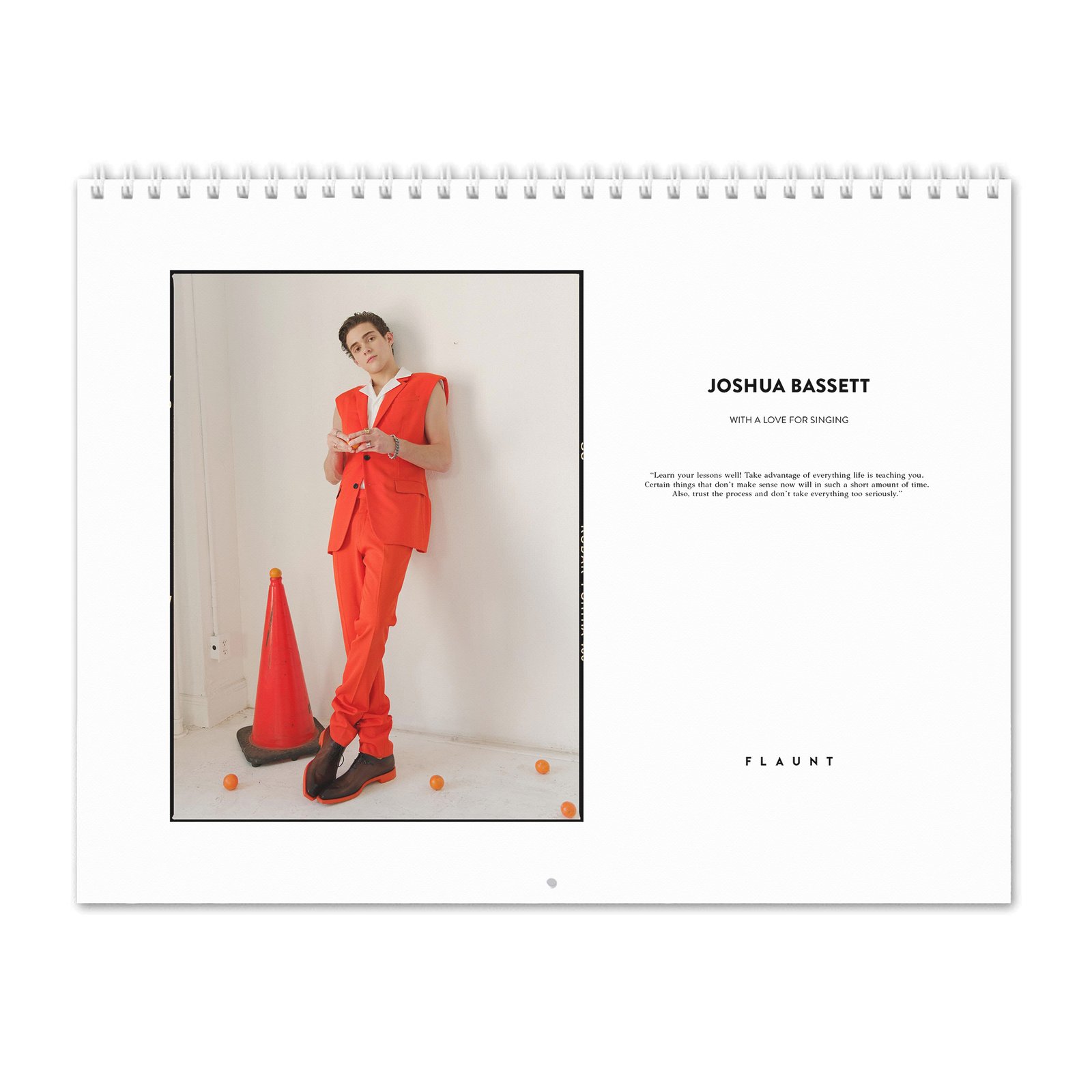 Joshua Basshett - Flaunt 2027 Wall Calendar