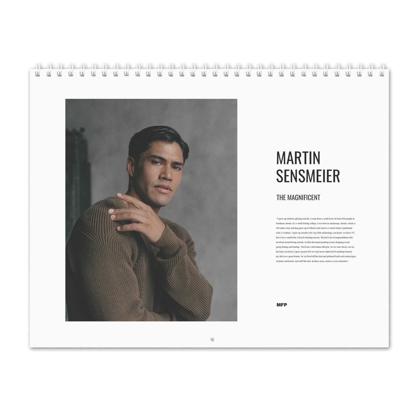 00 Martin Sensmeier - The Magnificent 2027 Wall Calendar